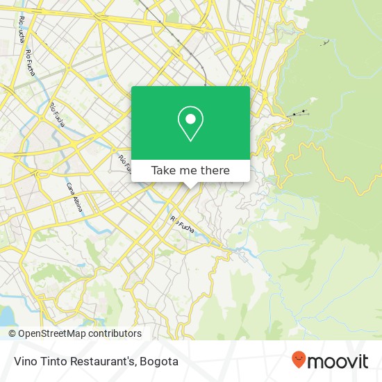 Vino Tinto Restaurant's map