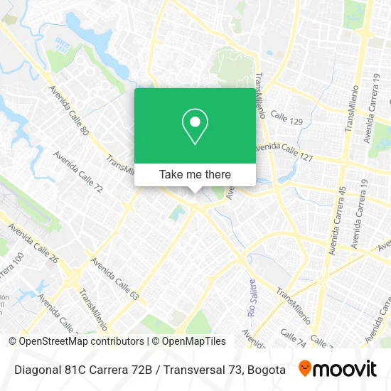 Mapa de Diagonal 81C Carrera 72B / Transversal 73