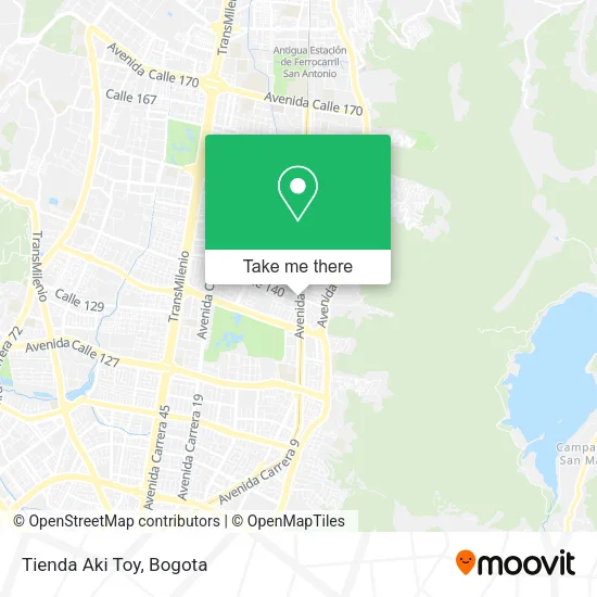 Mapa de Tienda Aki Toy