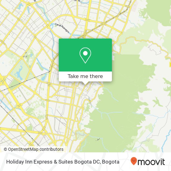 Holiday Inn Express & Suites Bogota DC map