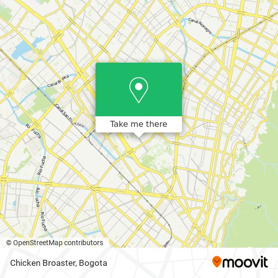 Chicken Broaster map