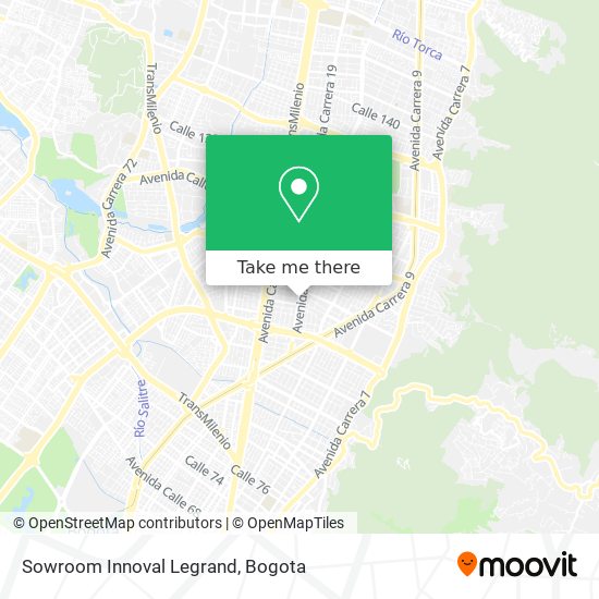 Mapa de Sowroom Innoval Legrand
