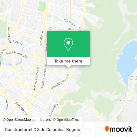 Constructora-I C S de Colombia map
