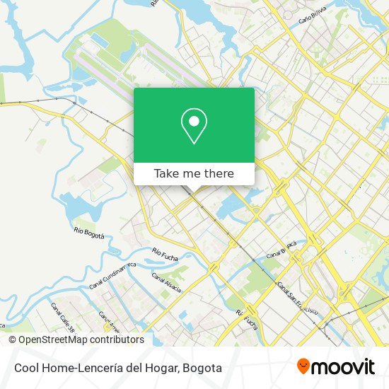 Mapa de Cool Home-Lencería del Hogar