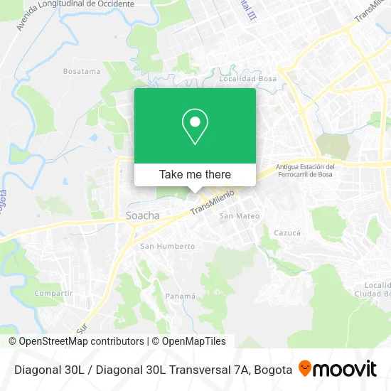 Diagonal 30L / Diagonal 30L Transversal 7A map