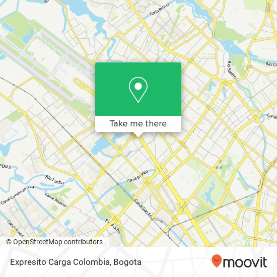 Expresito Carga Colombia map