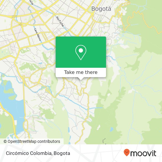 Circómico Colombia map