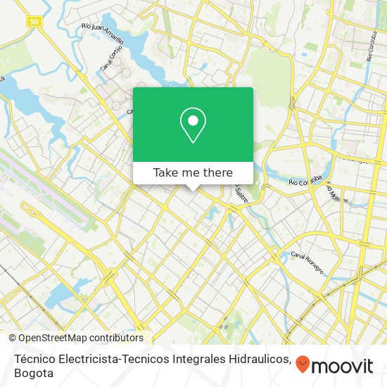 Mapa de Técnico Electricista-Tecnicos Integrales Hidraulicos