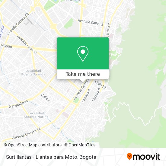 Surtillantas - Llantas para Moto map