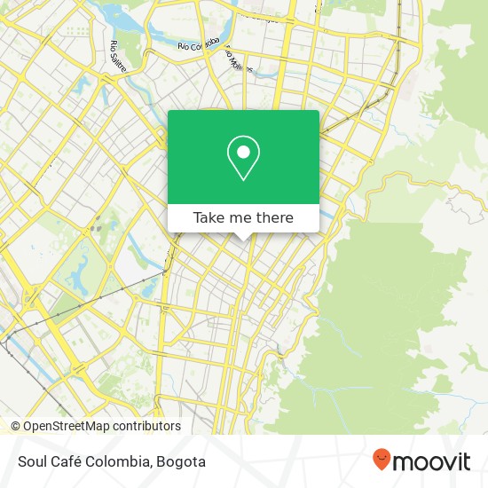 Soul Café Colombia map