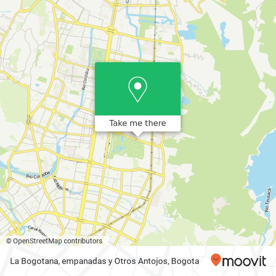 La Bogotana, empanadas y Otros Antojos map