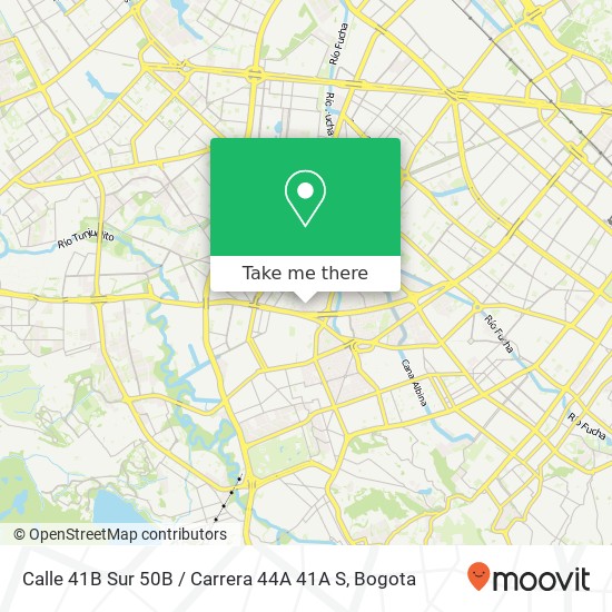 Calle 41B Sur 50B / Carrera 44A 41A S map