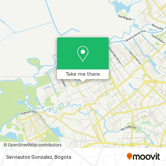 Serviautos Gonzalez map