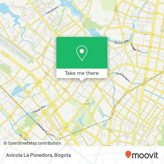 Avícola La Ponedora map
