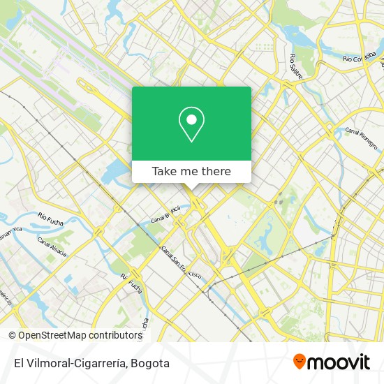 El Vilmoral-Cigarrería map