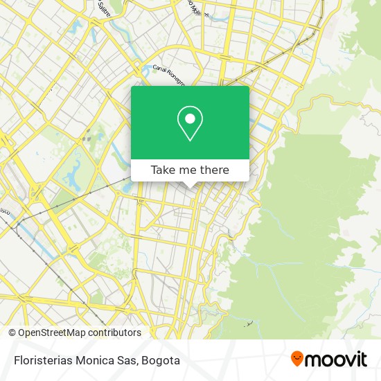 Mapa de Floristerias Monica Sas