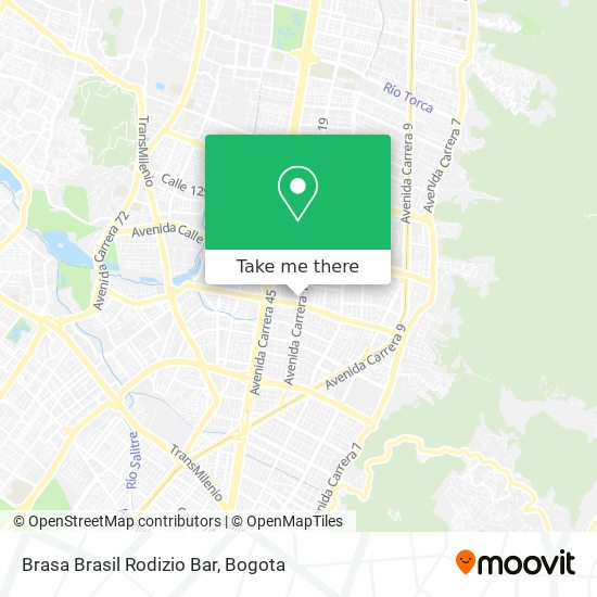 Mapa de Brasa Brasil Rodizio Bar