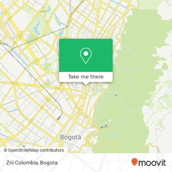 Zrii Colombia map