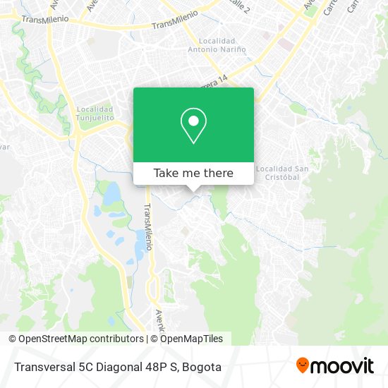 Transversal 5C Diagonal 48P S map