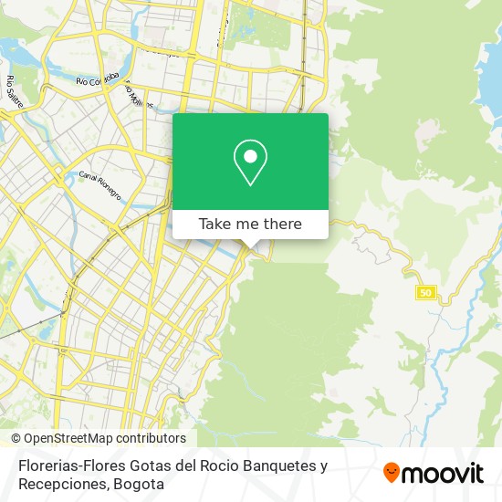 Florerias-Flores Gotas del Rocio Banquetes y Recepciones map