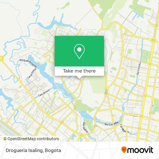 Drogueria Isaling map