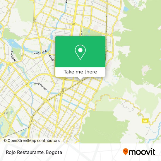 Rojo Restaurante map
