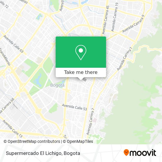 Supermercado El Lichigo map