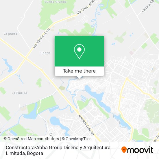 Constructora-Abba Group Diseño y Arquitectura Limitada map