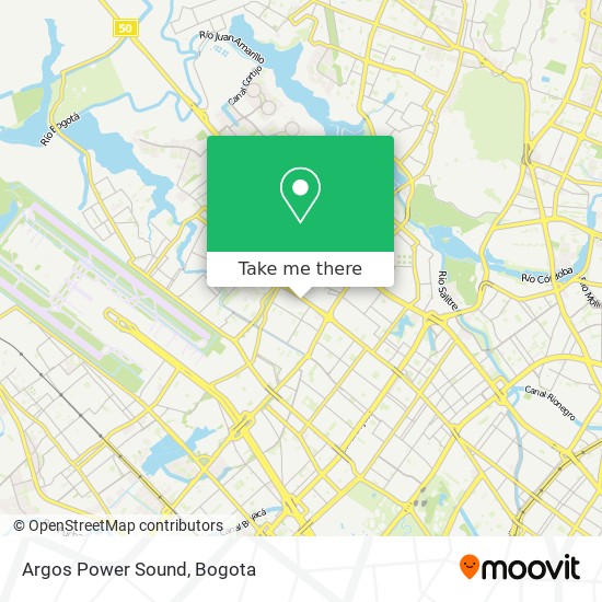 Argos Power Sound map