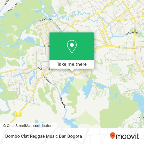 Bombo Clat Reggae Music Bar map