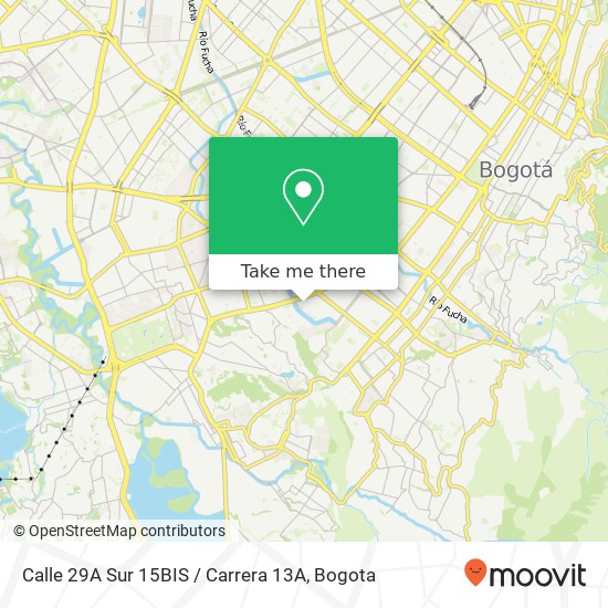 Calle 29A Sur 15BIS / Carrera 13A map