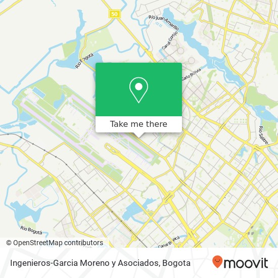 Ingenieros-Garcia Moreno y Asociados map