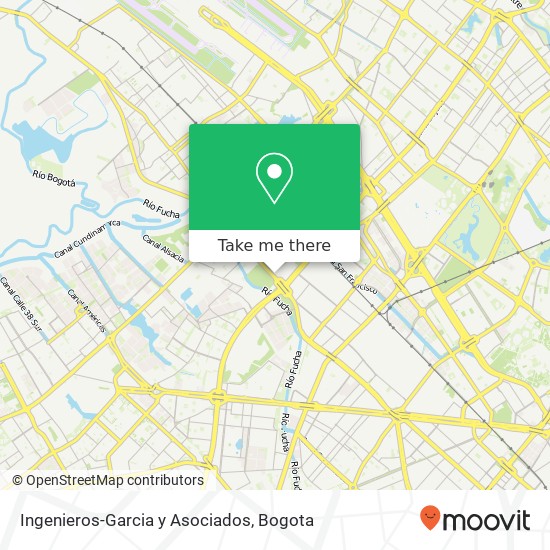 Ingenieros-Garcia y Asociados map