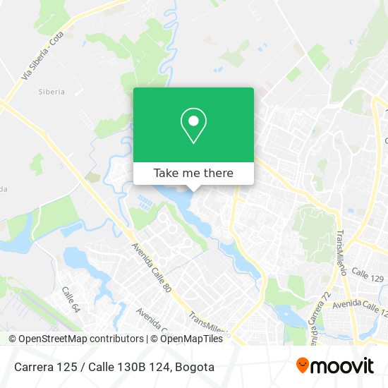 Carrera 125 / Calle 130B 124 map