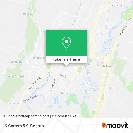 Mapa de 9 Carrera 5 9