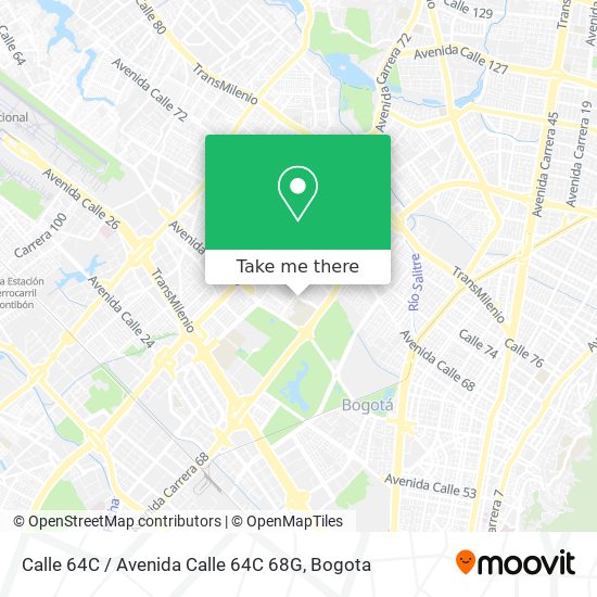 Calle 64C / Avenida Calle 64C 68G map