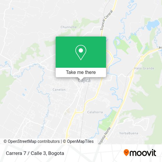 Mapa de Carrera 7 / Calle 3