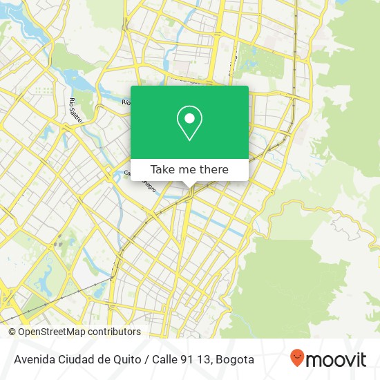Avenida Ciudad de Quito / Calle 91 13 map