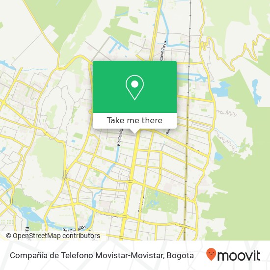 Mapa de Compañía de Telefono Movistar-Movistar