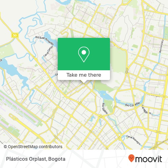 Plásticos Orplast map