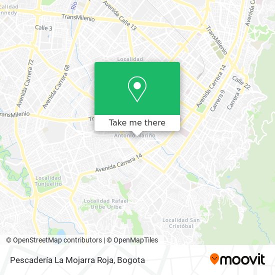 Pescadería La Mojarra Roja map
