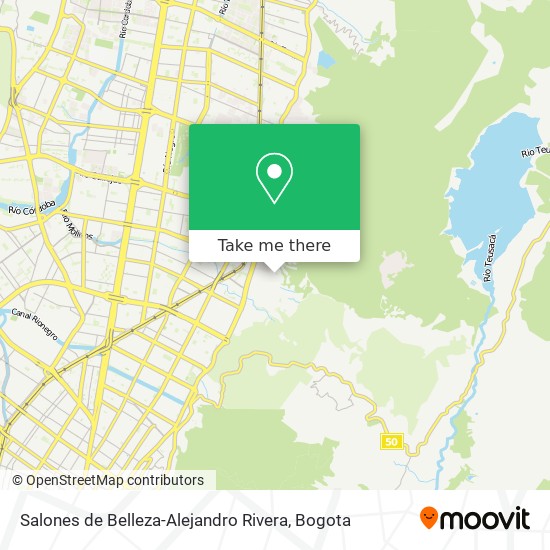 Salones de Belleza-Alejandro Rivera map