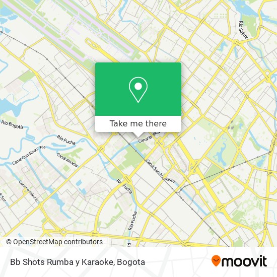 Bb Shots Rumba y Karaoke map