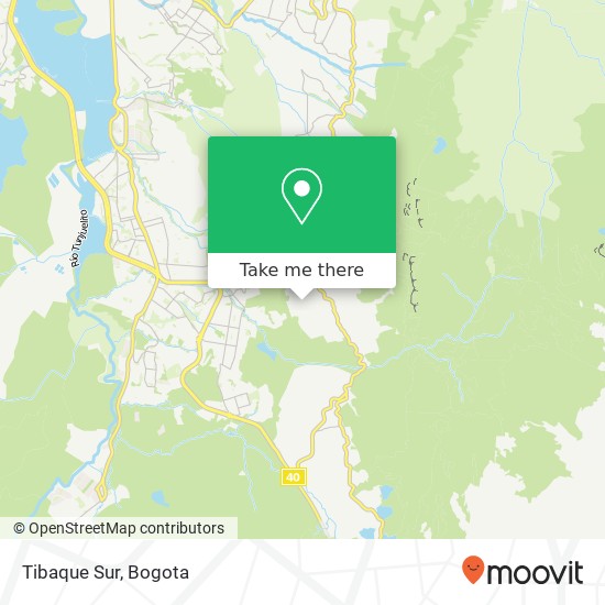 Tibaque Sur map