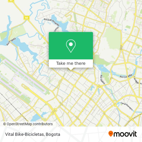 Vital Bike-Bicicletas map