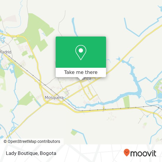 Mapa de Lady Boutique