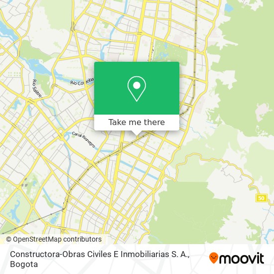 Constructora-Obras Civiles E Inmobiliarias S. A. map