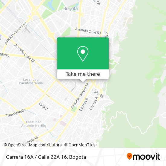 Carrera 16A / Calle 22A 16 map