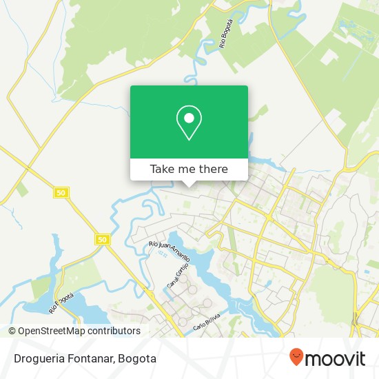 Drogueria Fontanar map