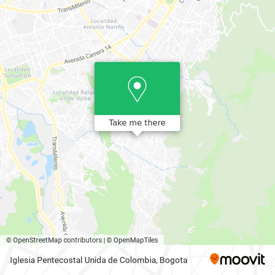 Iglesia Pentecostal Unida de Colombia map